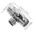 Faucet Splitter Copper Water Line Splitter Sink Hose Adapter Attachment