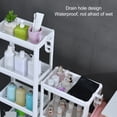 thumbnail image 3 of Estante de Torre de Baño Organizador de Plástico Estantería Multifuncional para Sala de Estar Dormitorio Cocina ANGGREK Otros, 3 of 8