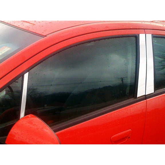 Stainless Steel Pillar Trim 6Pc Fits 2013-2015 Chevrolet Spark PP53111 QAA