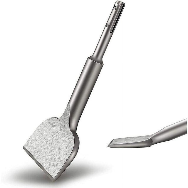 SDS PLUS Tile Chisel, Newly Improved High Quality 165mm x 75mm Tile Chisel, Tiler's Chisel, Chiselled Curved Tile Chisel for Ceramic and Floor Tiles