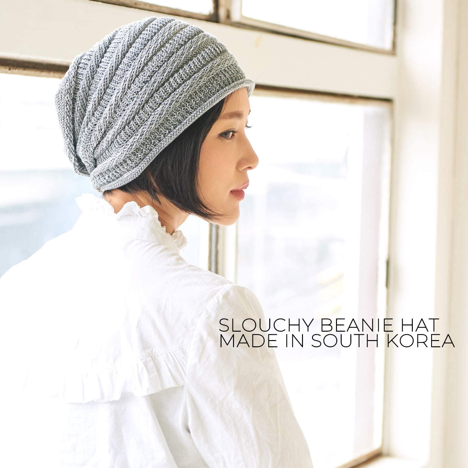 Women Baggy Hipster Knit Cotton Slouch 