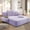 Purple, variant on Tabaray 48.5'' Oversized Chaise Lounge Indoor, Plush Corduroy Couch with Pillows, Side Pocket, Upholstered Single Sofa Bed for Living Room, Balcony,Purple