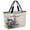 LightGreen SlateBlue Beige, variant on Flowers Bird Beach Bag for Women, Large Breathable Mesh Beach Tote Bag, Vintage Lavender Purple Botanical Leaf Sandproof Lightweight Travel Bags for Vacation Picnic Swimming Pool 15.7"x15.7"x9.1"