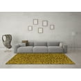thumbnail image 3 of Ahgly Company Indoor Rectangle Abstract Yellow Modern Area Rugs, 3' x 5', 3 of 4