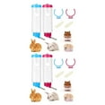 thumbnail image 3 of pitrice 2pcs/set Leak-Proof Small Animal Drinking Bottle Durable And Easy To Bottle For Small Animals blue and rose red 2Set, 3 of 6