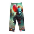 thumbnail image 6 of It Pennywise Horror Women's Pajama Pants, Comfy All Over Print Lounge Pants Casual Sleepwear with Pockets & Drawstring, 6 of 8
