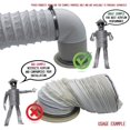 thumbnail image 4 of Ceiling Extract Valve 200mm - 4 inch White Coated Metal Vent, 4 of 4