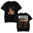 thumbnail image 1 of T-Shirt Maddox Batson Road To Indio Tour 2025 Femmes Hommes Décontracté Col Rond Manches Courtes Mode Tee, 1 of 2