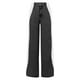 thumbnail image 3 of WILLBEST Pantalones Casuales para Mujer, Vaqueros elegantes con Rayas de Patchwork, Cintura Alta, Corte Holgado, Vaqueros con Bloques de Color, Pantalones Rectos de Pierna Ancha Extra Grande, 3 of 4