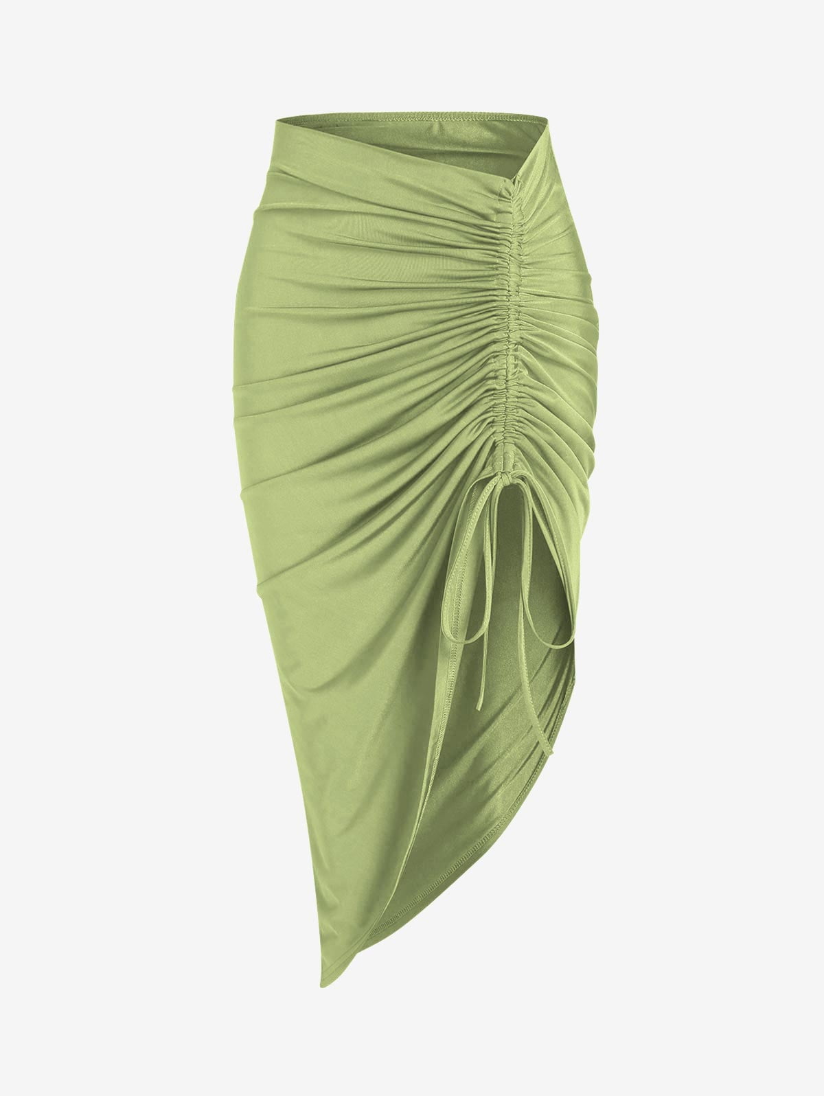 【MOISESNIETO】 GREEN FUR slit SKIRT MOISESNIETO】 GREEN FUR slit SKIRT Moisés Nieto Madrid