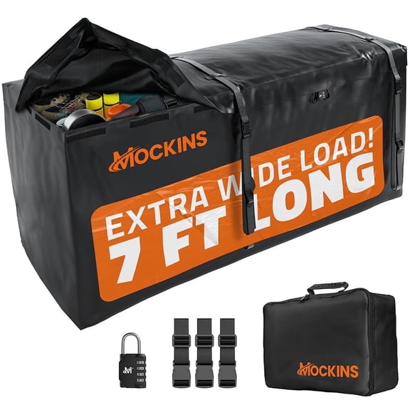 Mockins 40 Cu Ft. Waterproof Car Carrier Cargo Bag (84"x24"x34")