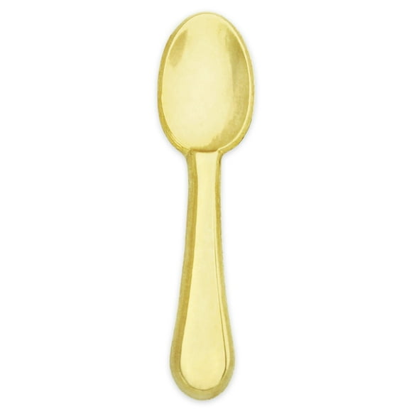 PinMart's Culinary Spoon Lapel Pin - Gold