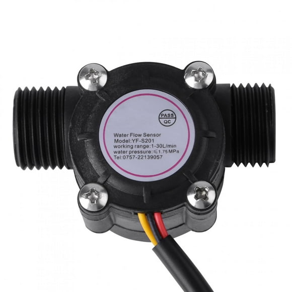 Medidor De Flujo De Alta PrecisióN G1 / 2, CaudalíMetro De Efecto Hall Con Sensor De Flujo De Agua 1-30L / Min EOTVIA No