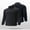 Black#2, variant on Holiday Gifts! Titcea Long Sleeve Shirts for Men Fleecing Liner Zipper Solid Color Round Neck Shirt Warm Comfort Tops