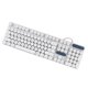 thumbnail image 1 of Teclado De Oficina, Teclado Redondo Para Juegos Con Teclas Cableadas 104 Teclas Para AIO, 1 of 7