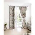 thumbnail image 3 of Pastoral Botanical Blackout Curtains for Bedroom/Living Room, Thermal Insulated Kitchen Curtains, Vintage Mushroom Spring Summer Flowers Grommet Darkening Window Treatment Drapes 42"x84"x2, 3 of 8