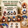 thumbnail image 7 of Tiny 3D Beaded Gnome DIY Kit, 4-Piece Cute Forest Gnome Beading Set, Handmade Bead Art Kit, Decor Gift for Craft Lovers Adults Teens, 7 of 7