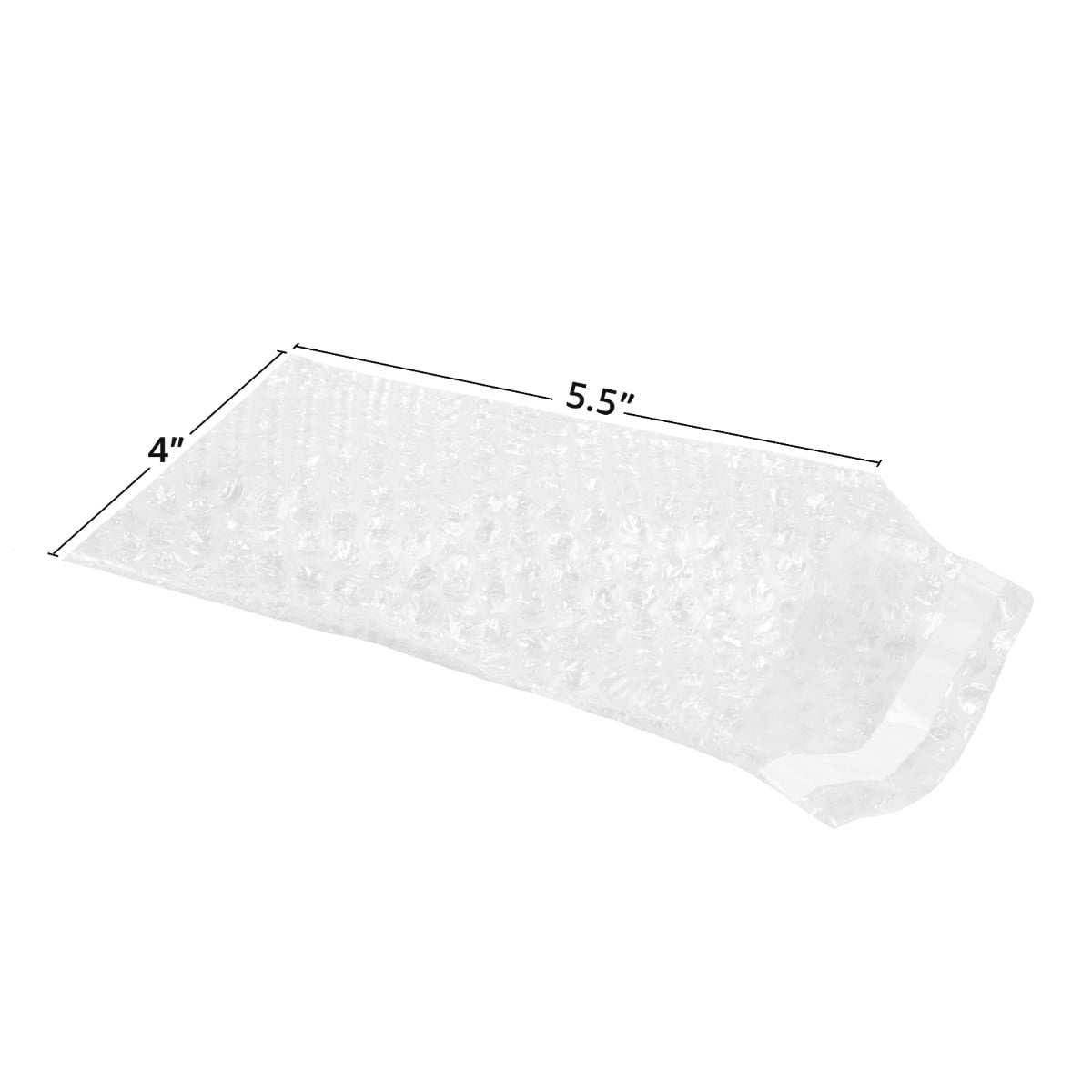 UOFFICE 100 Count, Bubble Out Bags, 4x5.5", Wrap Pouches Envelopes, Self-Sealing, 1 Pack