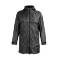 thumbnail image 2 of PVC Waterproof Windproof Rain Jacket for Men, with Reflective Stripes Adjustable Hood Ideal for Outdoor Hiking Fishing, 2 of 7