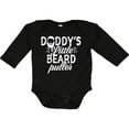 thumbnail image 3 of Inktastic Daddys Little Beard Puller Boys or Girls Long Sleeve Baby Bodysuit, 3 of 5