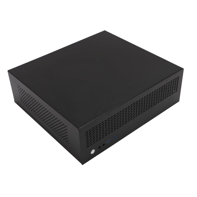 Mini PC ITX Computer Case, Sturdy Micro ATX Case Steel for Home