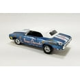 thumbnail image 4 of 1970 Chevy Chevelle Convertible, Blue - Acme A1805522 - 1/18 Scale Diecast Model Car, 4 of 10