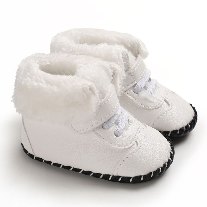 Baby Boy Girl Winter Warm Anti-Slip Shoes Casual Sneakers Toddler Soft ...