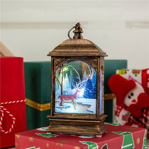 Ever Bright Wholesale Feliz Navidad Objetos decorativos Luz de muñeco de nieve de Papá Noel