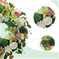 thumbnail image 2 of 22 Inch Wreath - Artificial Wreaths for Front Door - Flower Wreaths wirh Rose and Hydrangea - Floral Wreath, 2 of 6