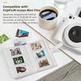 thumbnail image 3 of Mini Photo Album Photo Book Album 108 Pockets 18 Pages for Fujifilm Instax Mini 11/ 9/ 8/ 7s/ 70/ 25/ 50s/ 90 Color Films Photo Camera Paper for Name Card Credit Card, 3 of 6