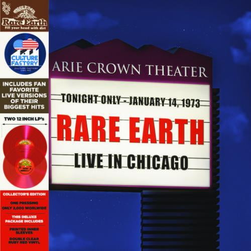 Rare Earth - Live In Chicago - Red Translucent - Music & Performance - Vinyl