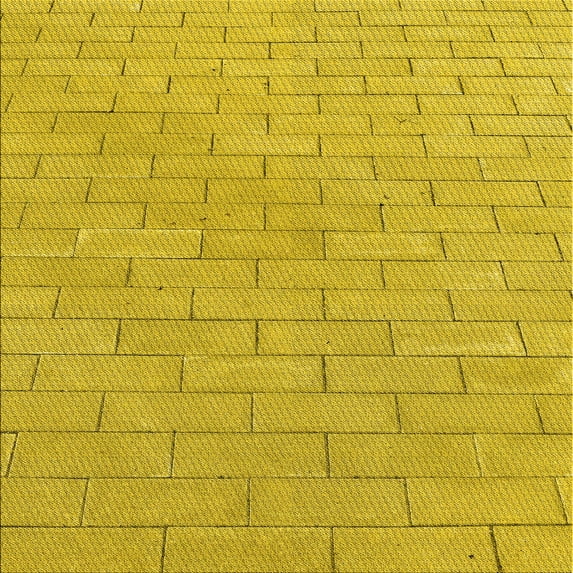 Ahgly Company Indoor Square Patterned Caramel Brown Area Rugs, 7' Square