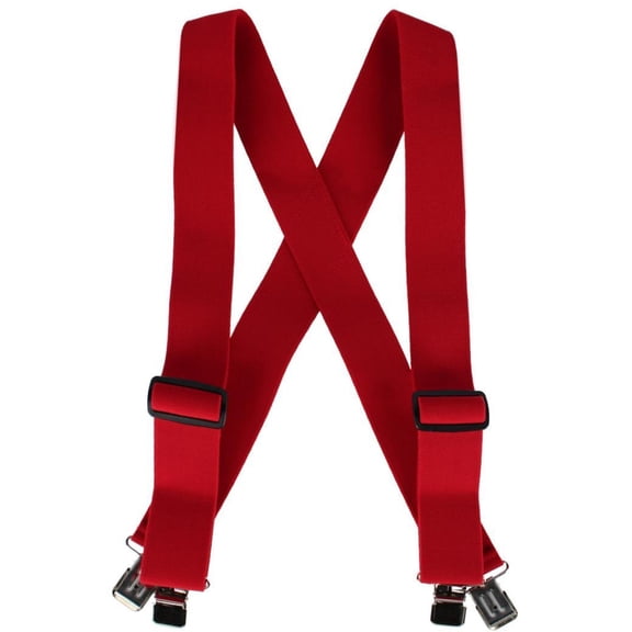 Welch 2 Inch Super Tuff Stuff X-Back Clip On Work Suspender (Men Big & Tall)