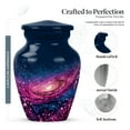 thumbnail image 2 of MUKTIVE Galaxy Pink Urns for Female Ashes Adult Man and Women, Blue Urn for Ashes Adult Male 3 Inch, Dad Cremation Urn, Keepsake Burial Urns, Memorial Gifts for Loss of Mom Funeral, 2 of 7