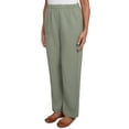 thumbnail image 3 of Alfred Dunner Womens Patch Pocket Short Length Elastic Waistband Pant, 3 of 4