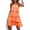 Orange, variant on Women's Casual Tennis Dress Women's Summer Sleeveless Ruffle Tiered Layered Chiffon Pleated A-Line Swing Dress Red L