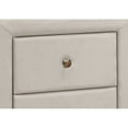 thumbnail image 2 of Newboti Furniture Nightstand, Nightstand, End, Side, Lamp, Storage Drawer, Bedroom, Upholstered, Beige Linen Look, Transitional BN.8716, 2 of 14