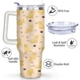 thumbnail image 3 of Golden Retriever Gifts for Women, Golden Retriever Tumbler 40 Oz Tumbler with Handle and Straw, Stainless Steel Double Walled Insulated Mug Water Bottle, Cute Dog Lover Birthday Gift Idea, 3 of 6