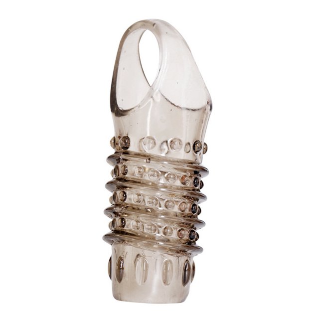 Funda para pene para hombres, extensión de hilo, mangas para pene, calcetín, condones reutilizables