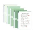 thumbnail image 6 of 5Pcs Clear Water Resistant File Paper Sleeve Document Folder Test Paper Organizers with Long File Clamp Hold 50 Sheets, 6 of 9
