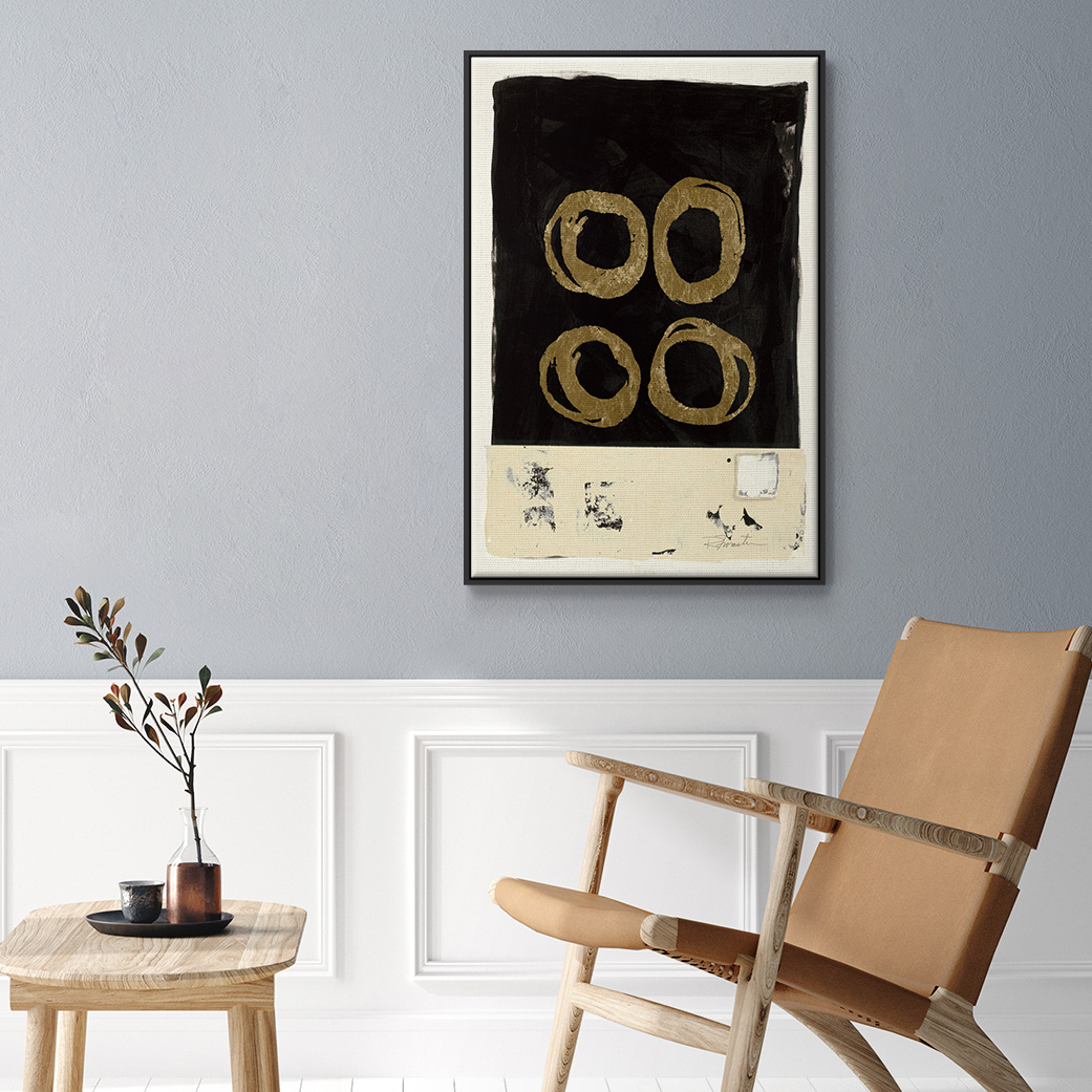 Standing Strong II Framed Premium Gallery Wrapped Canvas - Ready to Hang - 17 x 25 - Black Floating Frame
