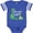 Football Blue and White, variant on Inktastic Meema Boy Grandson Dinosaur Boys Baby Bodysuit