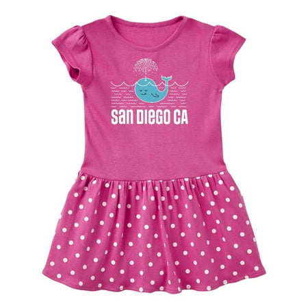 

Inktastic San Diego California Whale Gift Toddler Girl Dress