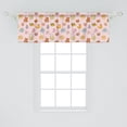 thumbnail image 2 of Ambesonne Cartoon Window Valance, Teddy Bears and Ducks Fun, 54" X 18", Pale Pink and Multicolor, 2 of 3
