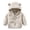 Gray, variant on Staki Toddler Fleece Jacket Winter Coat Boys Hooded Fleece Warm Outwear 3D Ear Padded Zipper Jacket With Pockets 0-24M(Navy,12-18 Months)