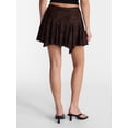 thumbnail image 3 of No Boundaries Asymmetrical Mini Lace Skirt, Women's XXS-XXL, 3 of 5