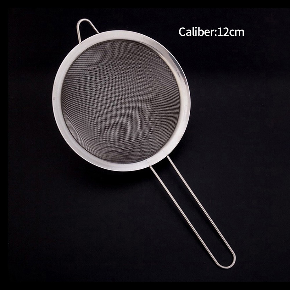 LIKEM Stainless Steel Strainer Sieve Large Flour Sieve Bird's Nest