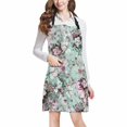 thumbnail image 1 of HATIART Watercolor Beautiful Bouquet Of Roses Flowers Chef Kitchen Apron, Adjustable Strap Waist Ties, Front Pockets, Perfect for Cooking, Baking, Barbequing, 1 of 2