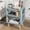 Blue, variant on Aenuert Night Stand, Pink Kids Nightstand, Modern End Table with Open Storage, 2-Tier Nursery Bedside Table for Small Space, Living Room, Bedroom C104