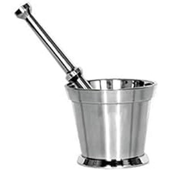 iKonbi Heavy Aluminum Mortar and Pestle Set/Spice Mixer for Kitchen/Khalbatta/Khaldasta Kitchen Accessories (8.9cm Mortar, 14.9cm Pestle)